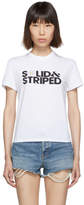 Thumbnail for your product : Solid And Striped Solid and Striped White Daisy Logo T-Shirt