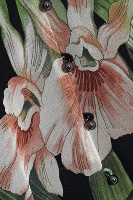 Elie Tahari Laya Floral-print Silk-georgette Blouse