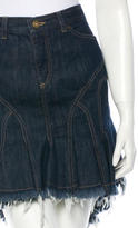 Thumbnail for your product : Alexander McQueen Denim Skirt