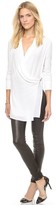 Thumbnail for your product : Helmut Lang Fold Over Draped Top