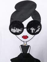 Thumbnail for your product : Alice + Olivia Rylyn embellished T-shirt