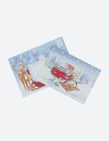 Thumbnail for your product : Fat Face Five Pack Penguin Feast Christmas Cards