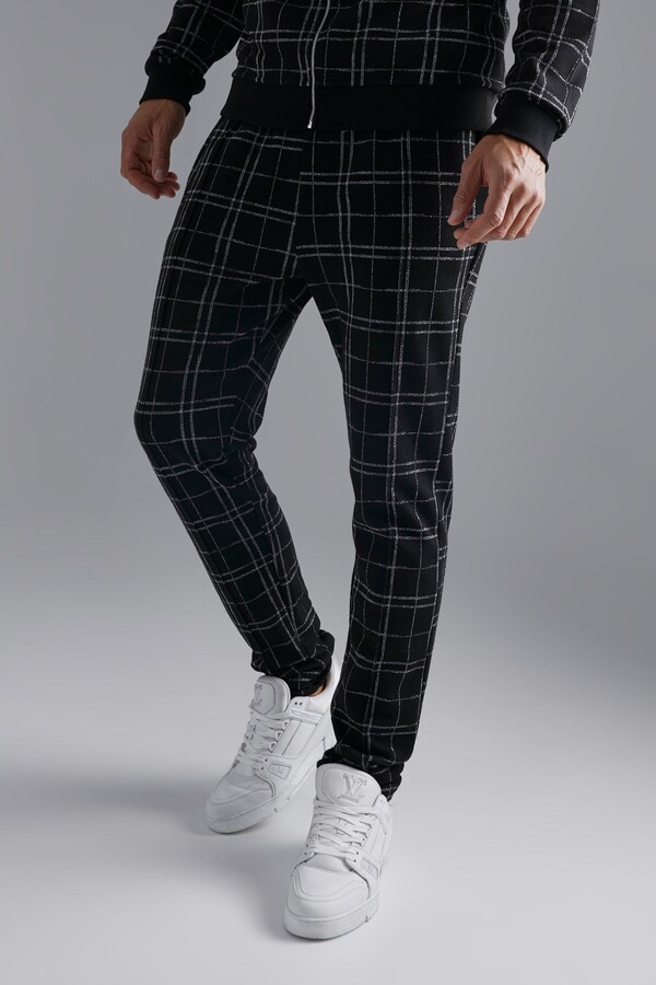 Skinny Check Trousers | ShopStyle UK