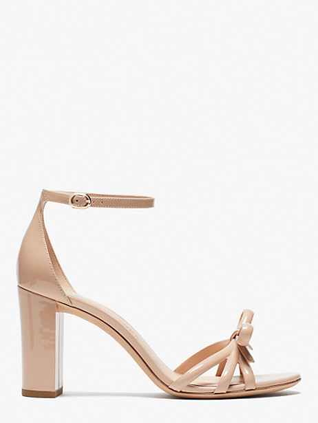 peach sandals heels