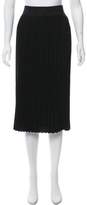 Thumbnail for your product : Eleven Paris Six Alpaca Plisse Skirt