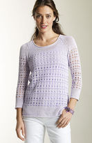 Thumbnail for your product : J. Jill Linen & cotton delicate pullover