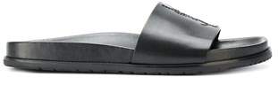Saint Laurent Men's Black Rubber Sandals