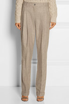 Thumbnail for your product : Michael Kors Mélange wool and cashmere-blend tapered pants