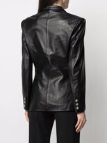 Thumbnail for your product : Alessandra Rich Fitted Leather Blazer