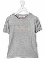 Thumbnail for your product : Miss Blumarine embroidered logo short-sleeved T-shirt
