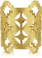 Thumbnail for your product : Pamela Love Zuni cutout hammered gold-tone cuff