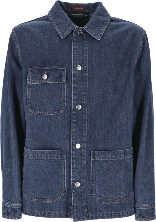 Gucci Collared Button-Up Jacket