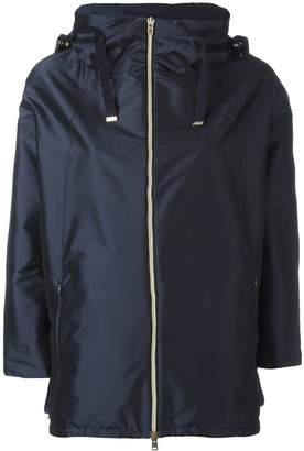 Herno three-quarters sleeve hooded coat