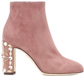 Thumbnail for your product : Dolce & Gabbana Vally suede ankle boots