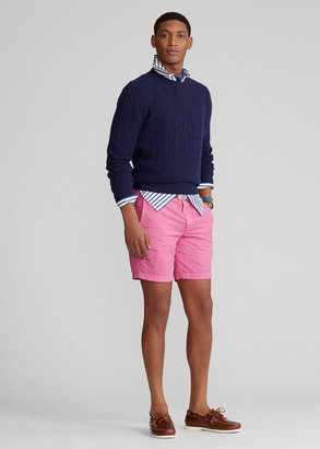 Linen Blend RRL NEW Polo Ralph Lauren  RRL  Straight Fit Shorts Pink 