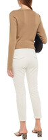 Thumbnail for your product : Nili Lotan Tel Aviv Cropped Cotton-blend Twill Slim-leg Pants