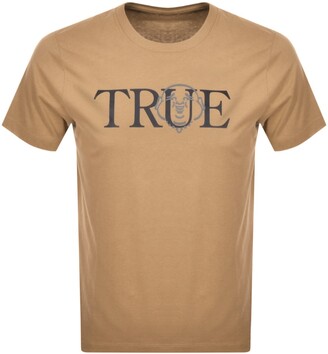 True Religion Over Buddha T Shirt Brown