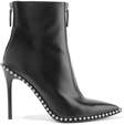 alexander wang eri studded leather ankle boots black
