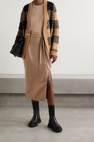 Thumbnail for your product : Mother of Pearl Claudia Belted Faux Pearl-embellished Lyocell-twill Midi Dress