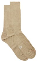 Thumbnail for your product : Dore Dore Ribbed Cashmere-blend Socks - Beige