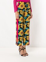 Thumbnail for your product : Nk Collection Printed Silk Pants