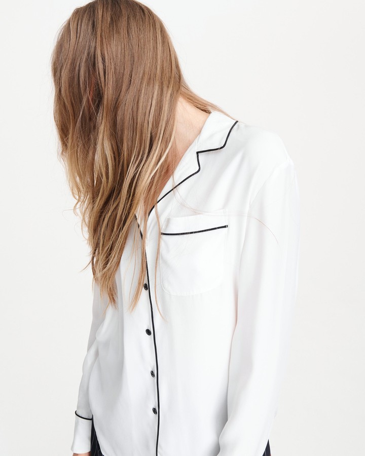 rag and bone silk shirt
