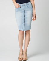 Thumbnail for your product : Le Château Stretch Denim Mini Skirt