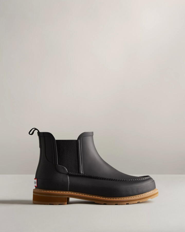 Hunter Men's Moc Toe Chelsea Boots ShopStyle