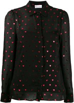 Thumbnail for your product : RED Valentino Sheer Heart Shirt