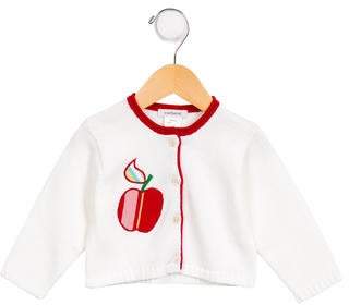 Cacharel Girls' Embroidered Knit Cardigan