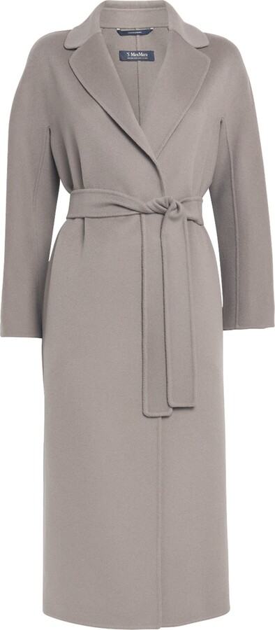 Max Mara Virgin Wool Esturia Wrap Coat