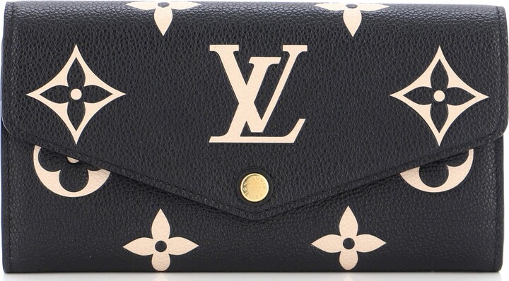 Louis Vuitton Portefeuille Sarah Sarah Wallet 2021 Ss, Black