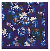 Thumbnail for your product : Barneys New York Men's Floral Silk Twill Pocket Square - Purple