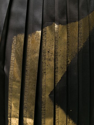Golden Goose Riley star-print pleated skirt