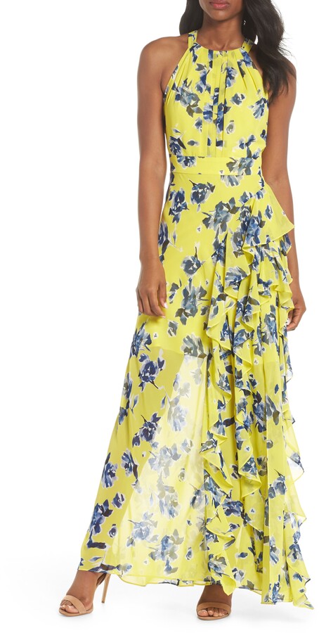 Yellow Halter Dress Women's Dresses Flash Sales, 53% OFF |  www.ingeniovirtual.com