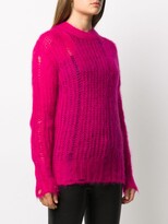Thumbnail for your product : Golden Goose Distressed Open-Knit Jumper