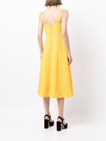 Thumbnail for your product : Rebecca Vallance Calla V-wire midi dress
