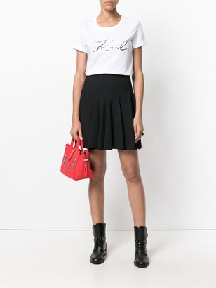 Karl Lagerfeld Paris mirrored T-shirt