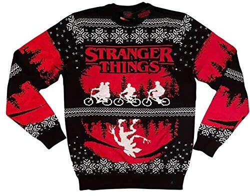 Stranger Things Mens Christmas Jumper 