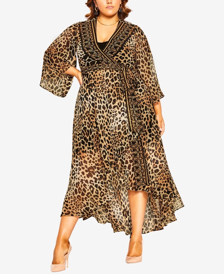 Plus Size Leopard Print Dress | Shop the world's largest collection of  fashion | ShopStyle