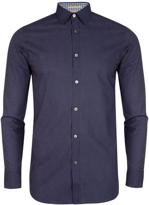Ted Baker Men's Barkway Print Classic Fit Long Sleeve Shirt