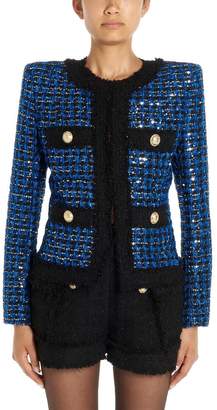 Balmain Tweed Sequinned Jacket