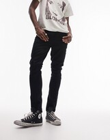 Thumbnail for your product : Topman stretch skinny jeans in black