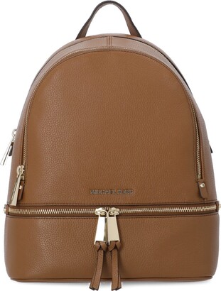 Leather backpack Michael Kors Brown in Leather - 34159140