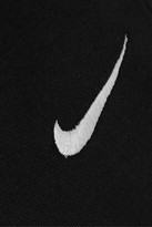 Thumbnail for your product : Nike Embroidered Cotton-blend Fleece Track Pants - Black