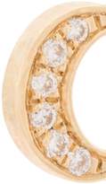 Thumbnail for your product : Loquet 18kt gold Diamond Moon Charm necklace