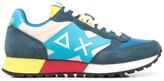 Thumbnail for your product : Sun 68 Colour-Block Logo Sneakers