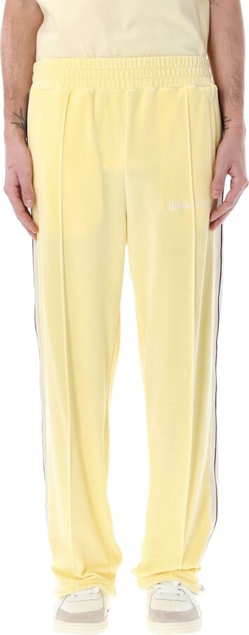 Palm Angels Straight Leg Chenille Track Pants