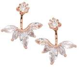 Thumbnail for your product : Cezanne Rose Goldtone Crystal Earrings