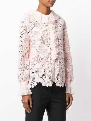 No.21 lace detail blouse